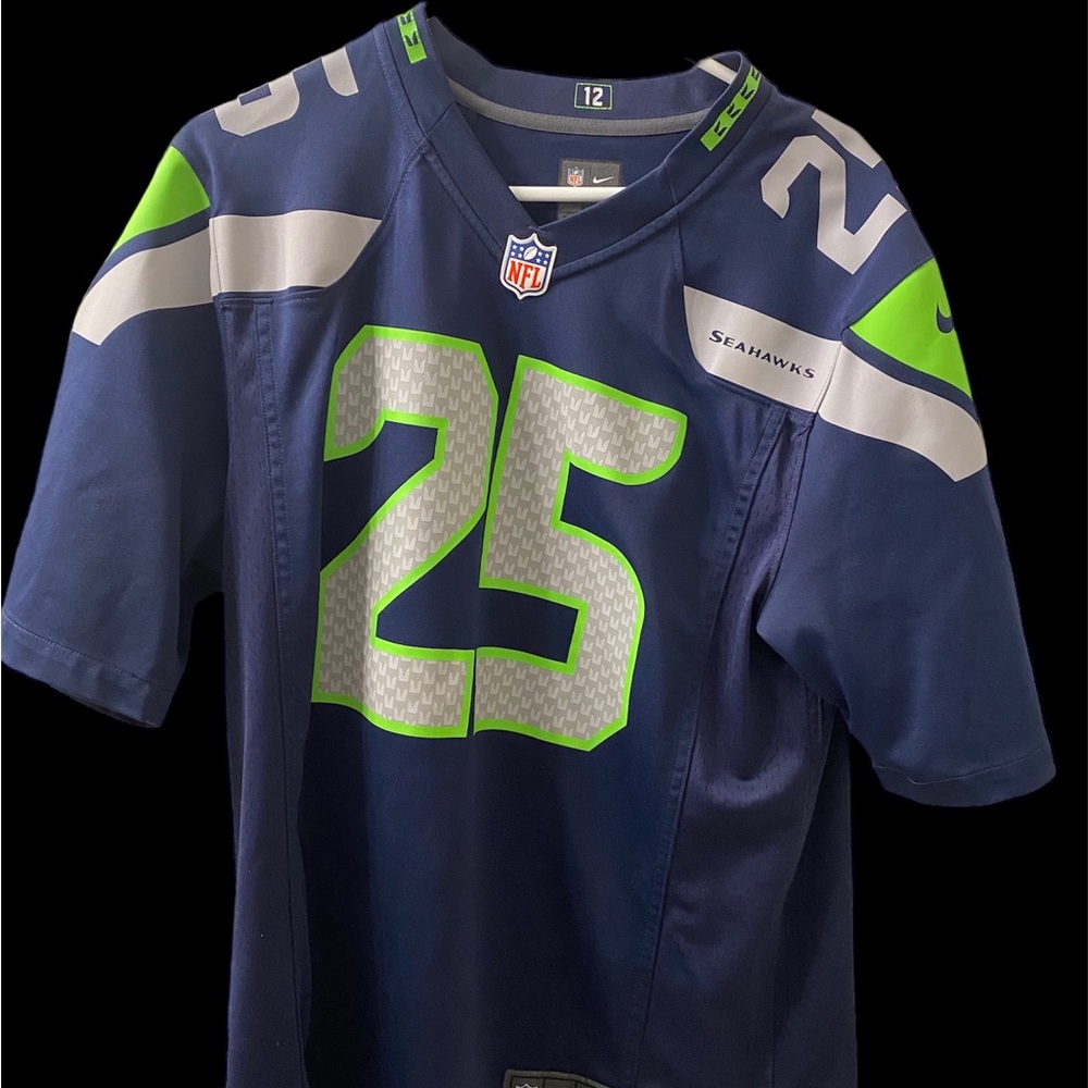 Seahawks Richard Sherman jersey.